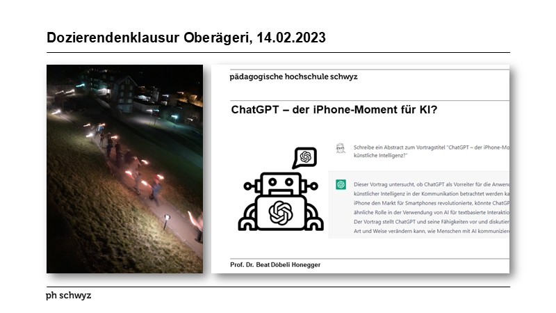 Dozierendenklausur Oberägeri, 14.02.2023