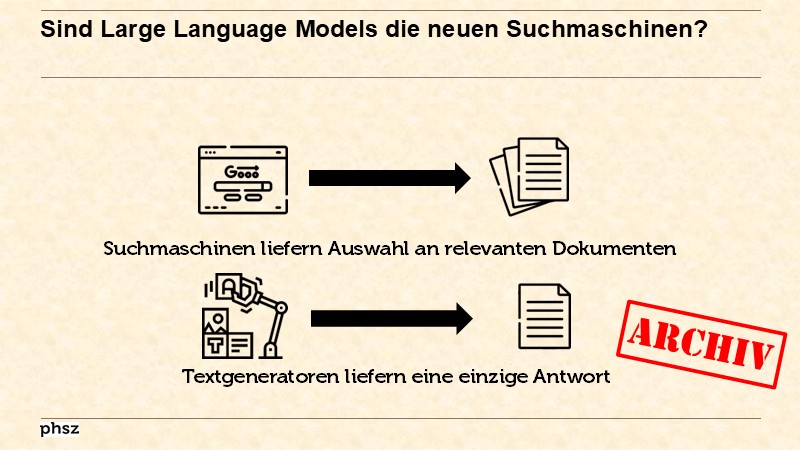 Sind Large Language Model die neuen Suchmaschinen?