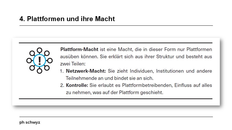 4. Plattformen und ihre Macht