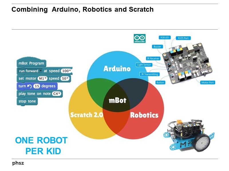 Combining  Arduino, Robotics and Scratch