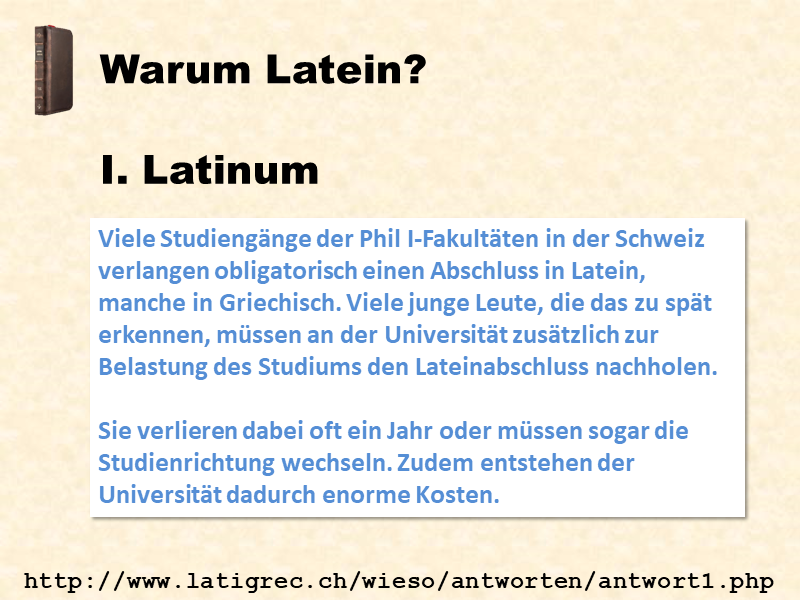 I. Latinum