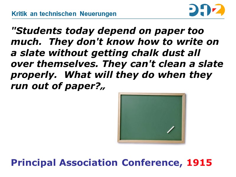 Students today depend on paper too much.