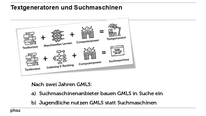 Textgeneratoren versus Suchmaschinen